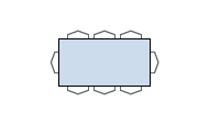 Clear Glass Table MT-S44084-000